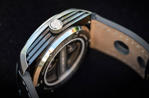 MHD Streamliner black dial watch
