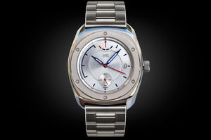 MHD watches streamliner all steel, steel dial  watch with metal bracelet